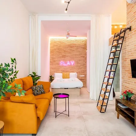 Apartamento Charming Loft In Ruzafa, Soho B2 Valencia Exterior foto